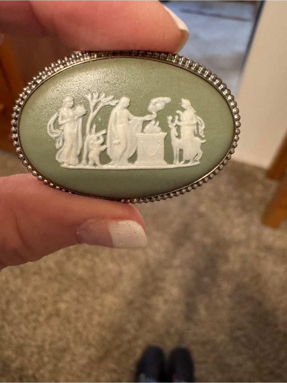 Wedgwood Pale Green Jasperware